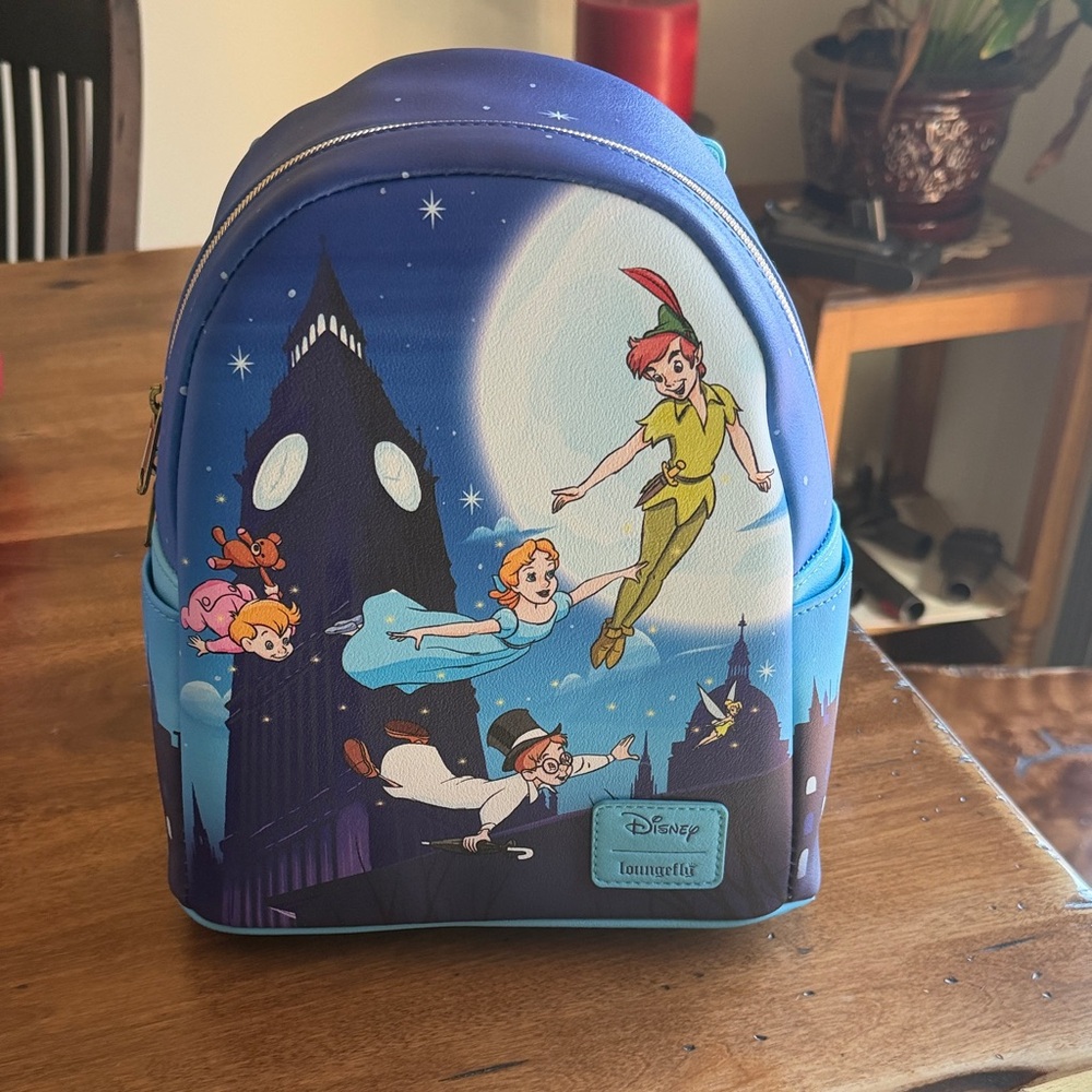 Loungefly Peter Pan Blue Backpack - image 1